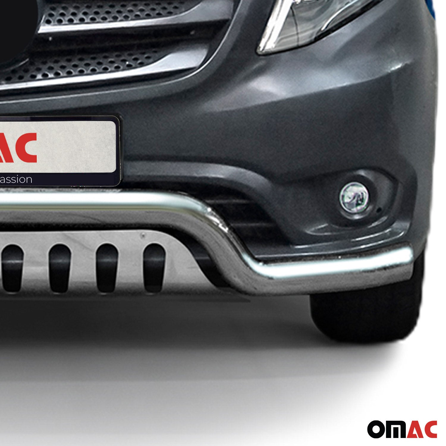 Edelstahl Rammschutz Frontschutzbügel für Mercedes Vito W447 2014-2026 ABE