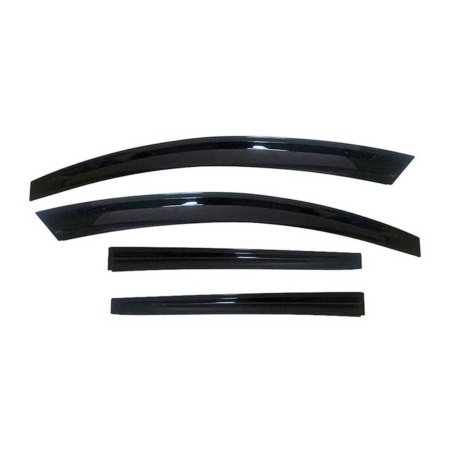 4x Windabweiser Regenabweiser für Kia Sorento 2009-2014 Acryl Dunkel