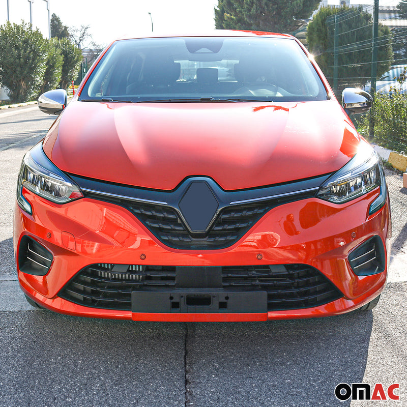 Nebelscheinwerfer Rahmen Umrandung für Renault Clio 2019-2025 Edelstahl 5x