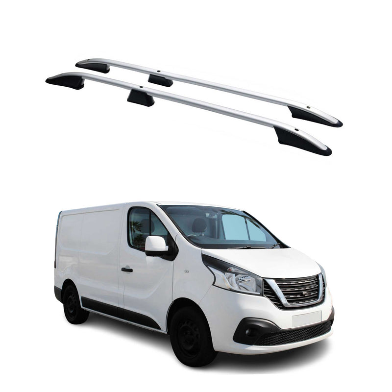 Dachreling Dachgepäckträger für Nissan NV300 2016-2024 Kurzer Radstand Alu Grau