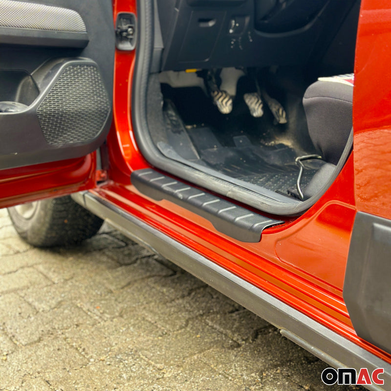 Einstiegsleisten Türschweller für Dacia Sandero 2021-2025 ABS Schwarz 4tlg