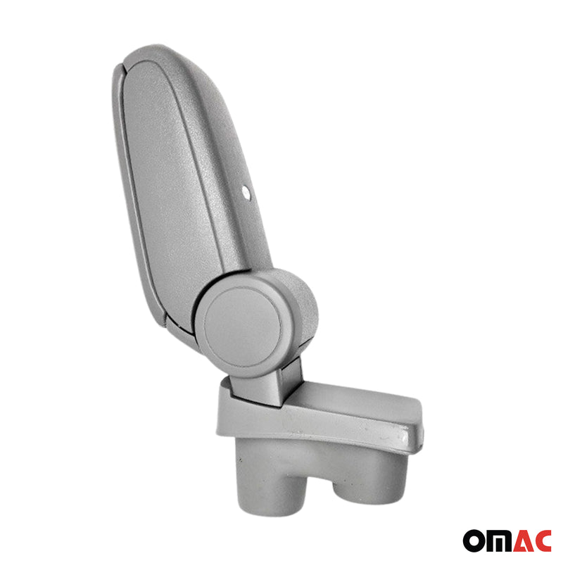 Mittelarmlehne Armlehne Mittelkonsole für Peugeot 301 2012-2021 PU-Leder Grau