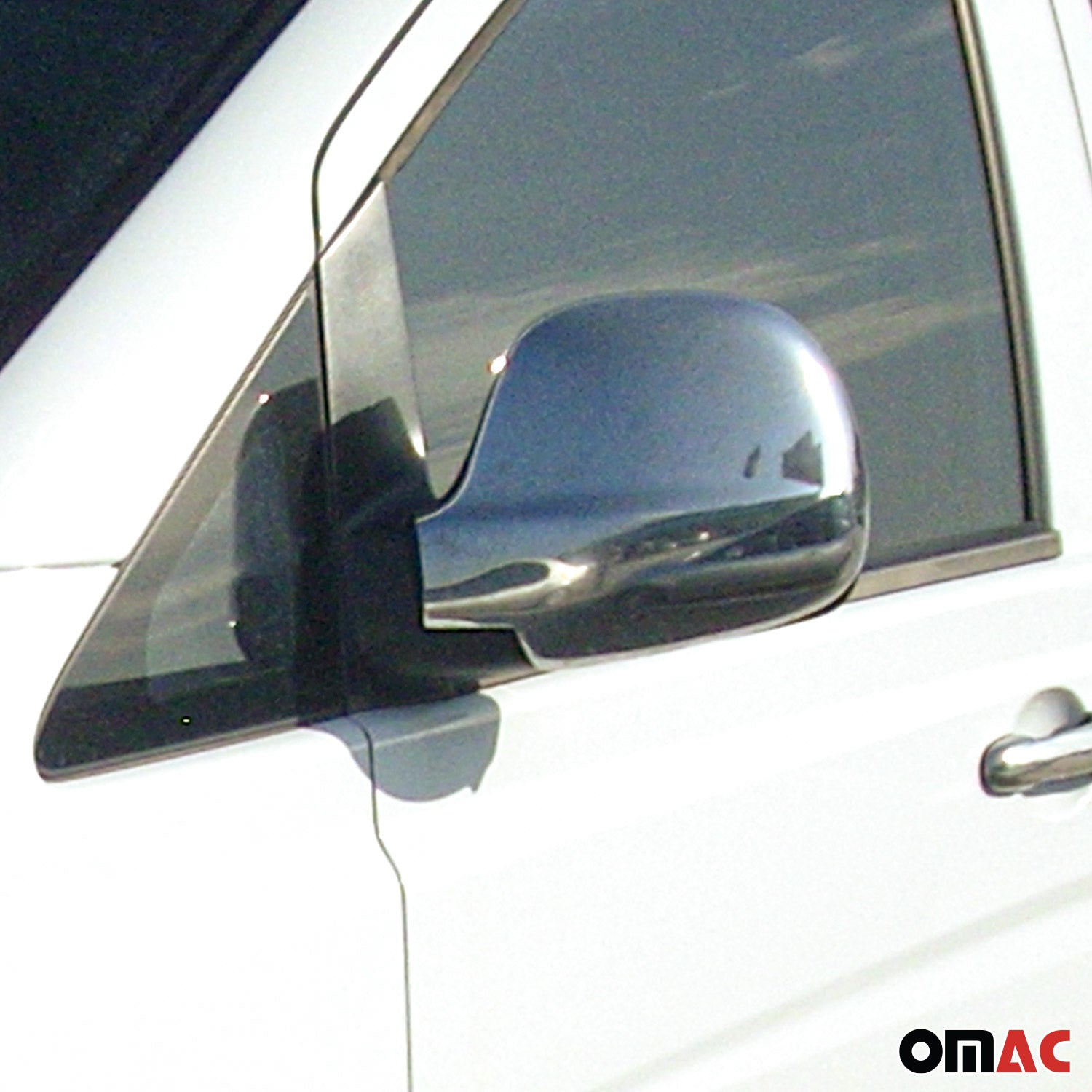 Spiegelkappen Spiegelabdeckung für Mercedes Vito W639 2003-2010 Edelstahl Chrom