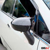Spiegelkappen Spiegelabdeckung für Fiat Punto 2012-2018 ABS Schwarz Glanz 2tlg