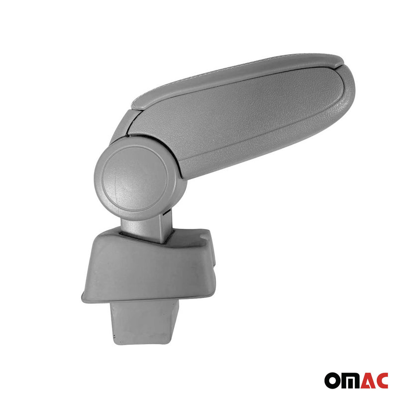 Mittelarmlehne Armlehne Mittelkonsole für Skoda Octavia 2004-2013 PU-Leder Grau