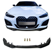 JOM Frontspoilerlippe für BMW 4er (G22/G23) 2020- schwarz glänzend Sport Look