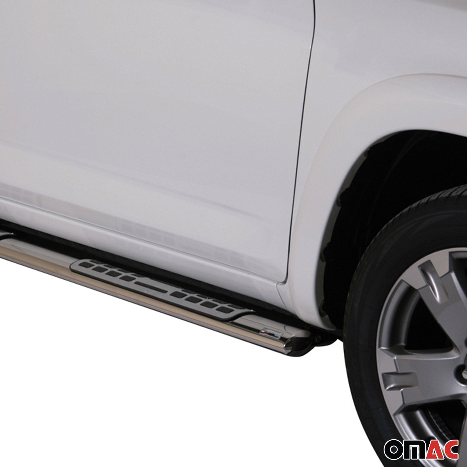 Edelstahl Seitenschweller Schwellerrohre für Toyota RAV4 XA30 2010-2012 Silber