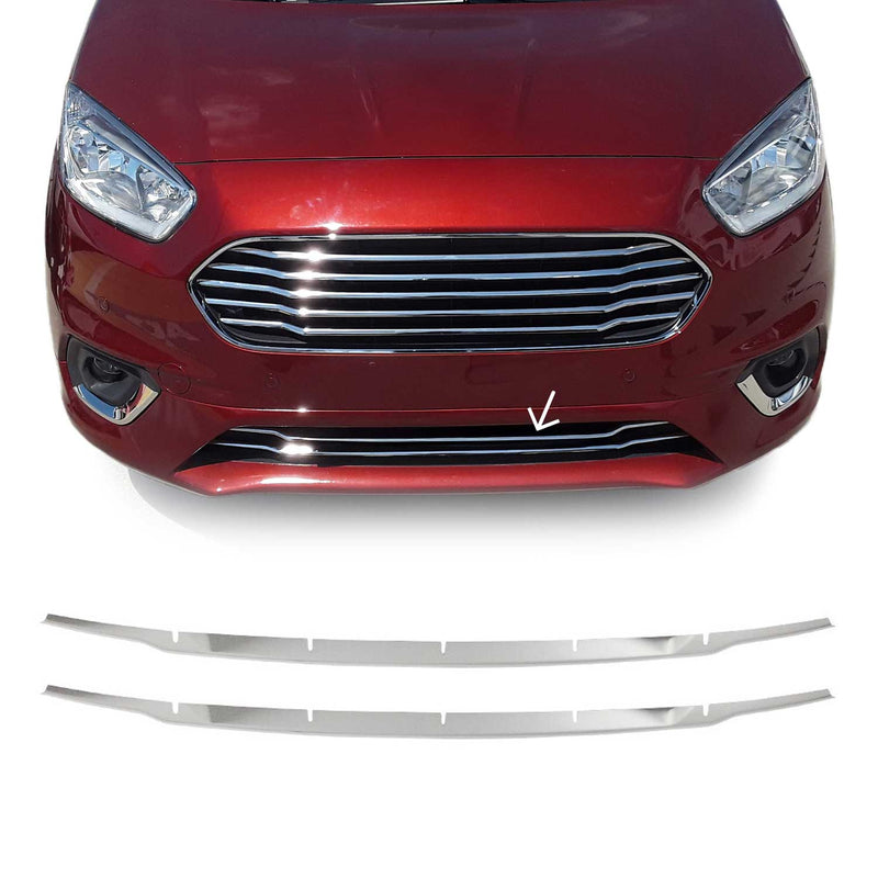 Kühlergrill Leisten Grillleisten für Ford Tourneo Connect 2018-2021 Chrom 2x