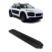 Trittbretter für Citroen C4 Cactus 2014-2022 Aluminium Schwarz 2tlg