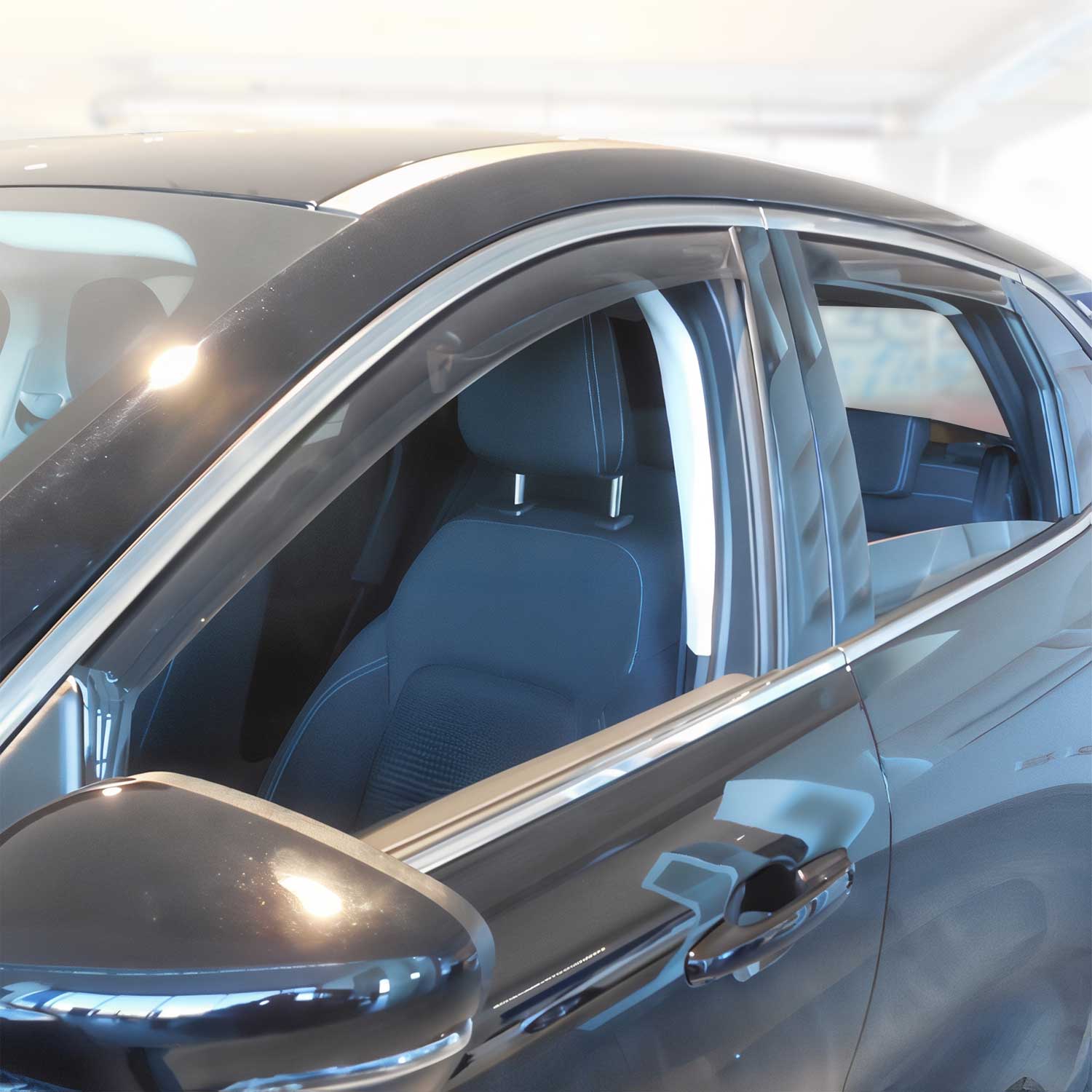 Windabweiser Regenabweiser für Ford Kuga 3 2019-2025 Dunkel Acryl 4tlg