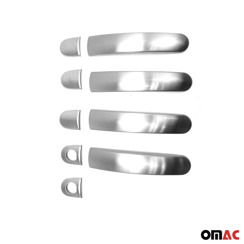 Türgriff Blende Türgriff Chrom für VW Up 2011-2025 Gebürstet Silber 8x