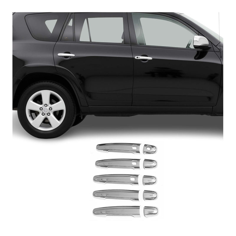 Türgriff Blende Türgriffkappen für Toyota RAV4 2006-2012 5-Tür Edelstahl 10x
