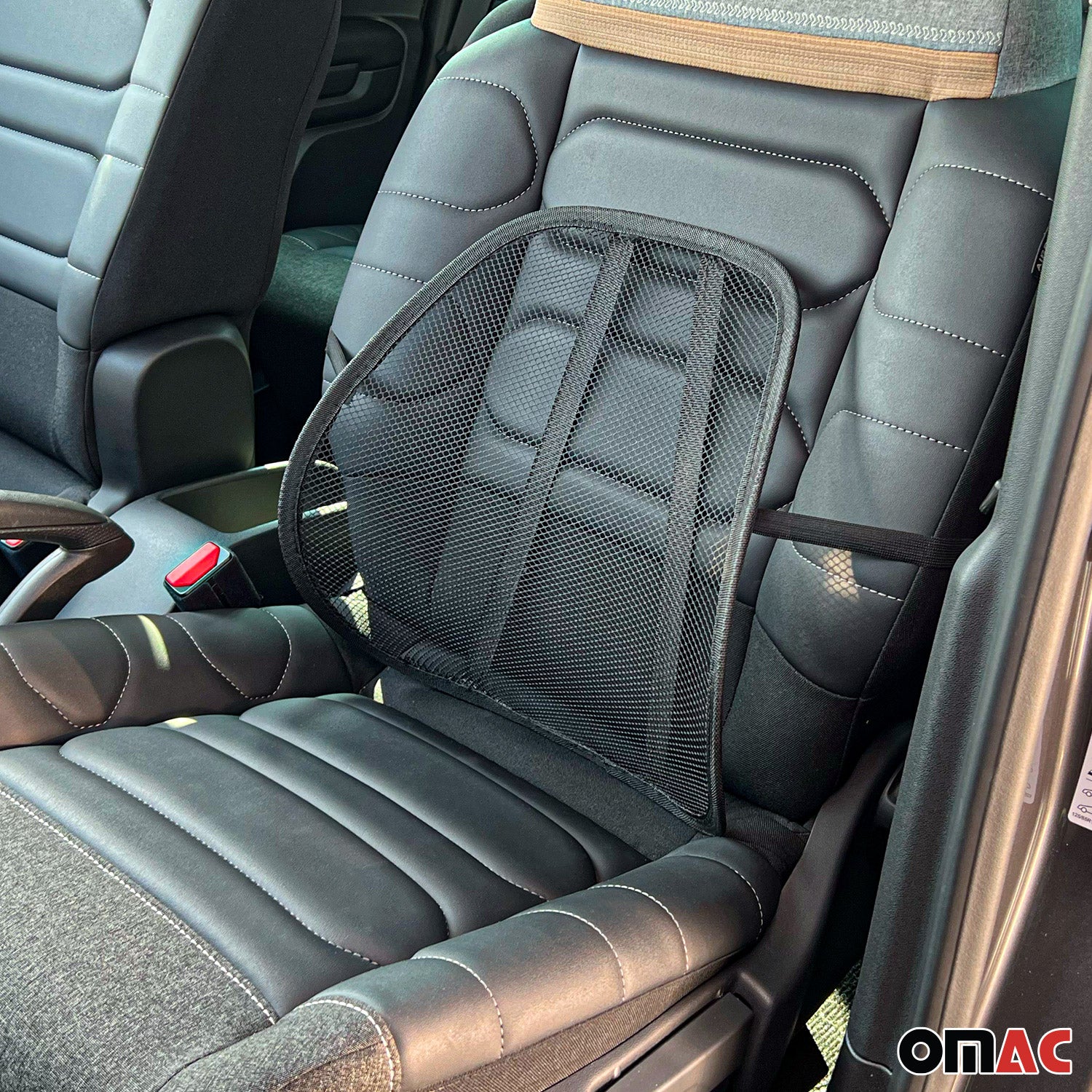 Rückenstütz Lordosenstütze Büro Auto Stuhl Sessel Sitz Stütze Bezüge Schwarz 20x