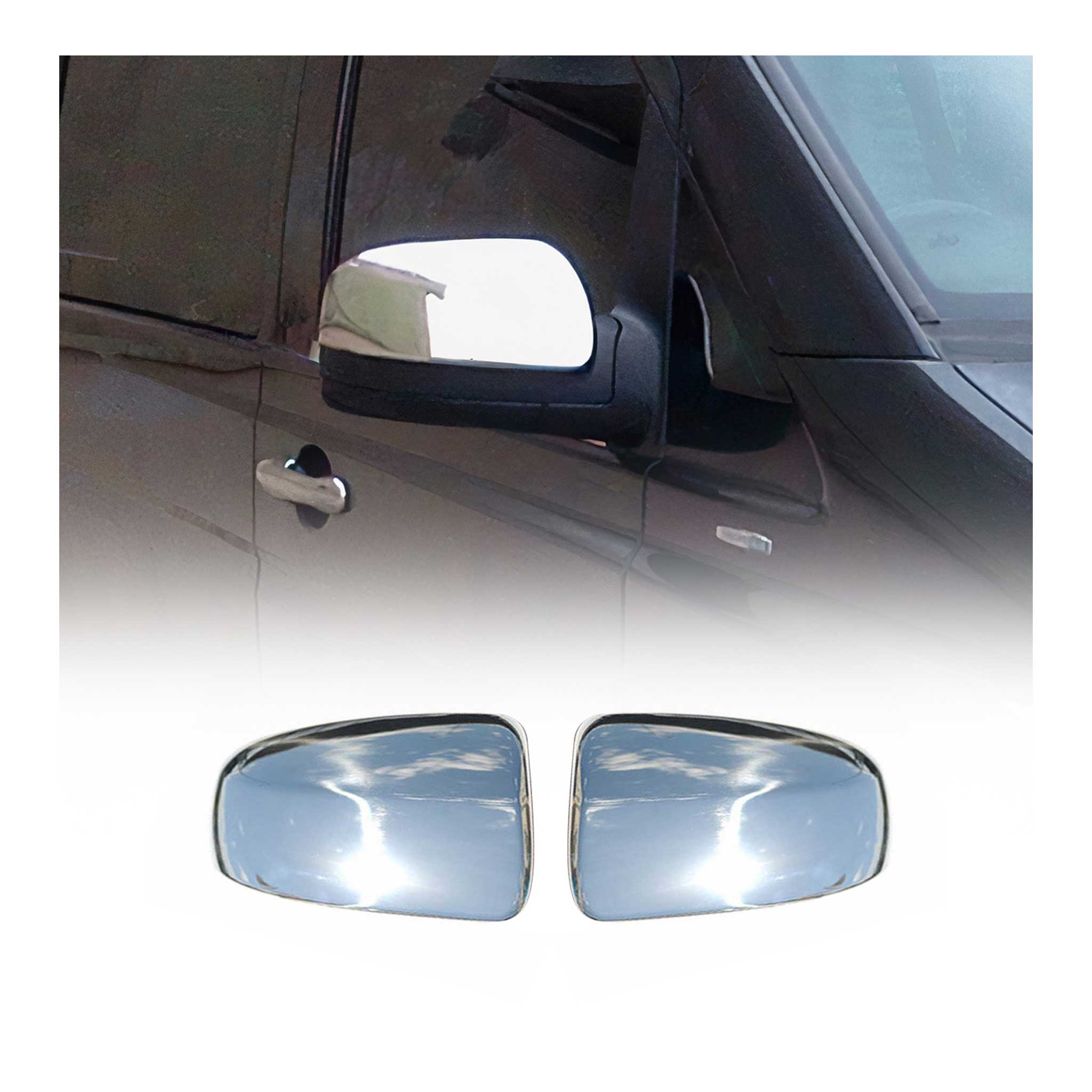 Spiegelkappen Spiegelabdeckung für Mercedes Viano W639 2010-2014 Edelstahl