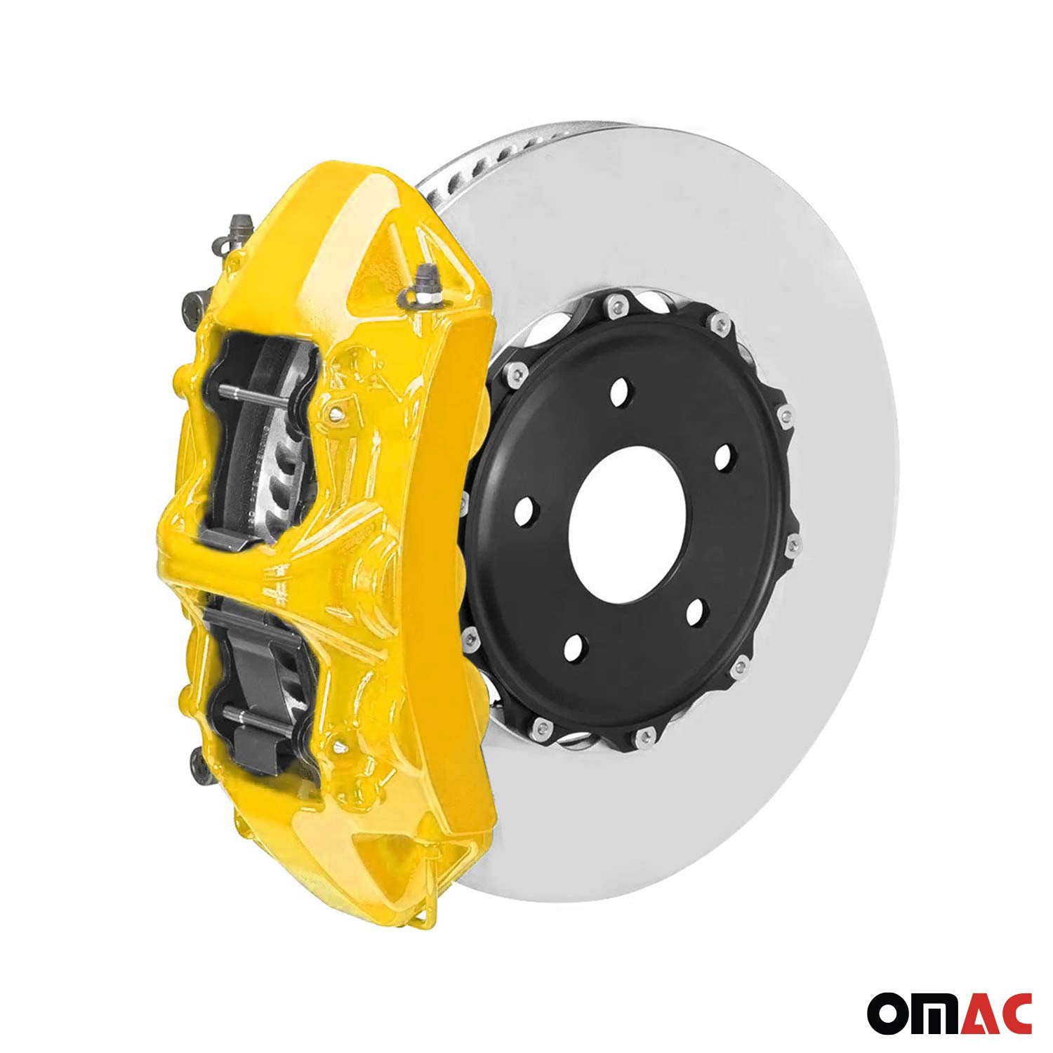 OMAC Bremssattellack Bremssattelfarbe California Gelb Auto Lack Set Tuning