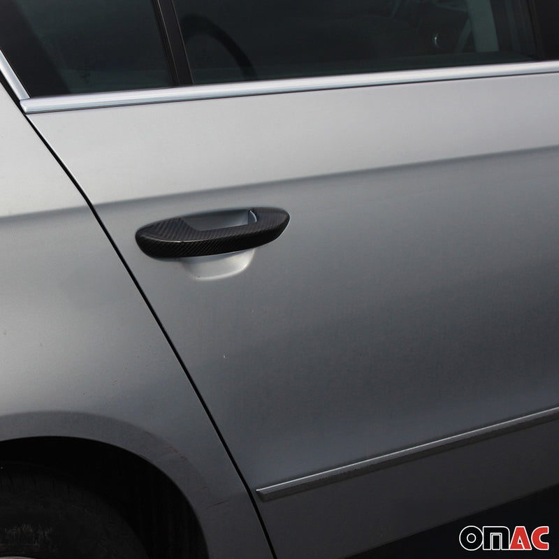 Türgriff Blende Türgriffkappen für Skoda Octavia 13-19 Superb 15-25 Carbon