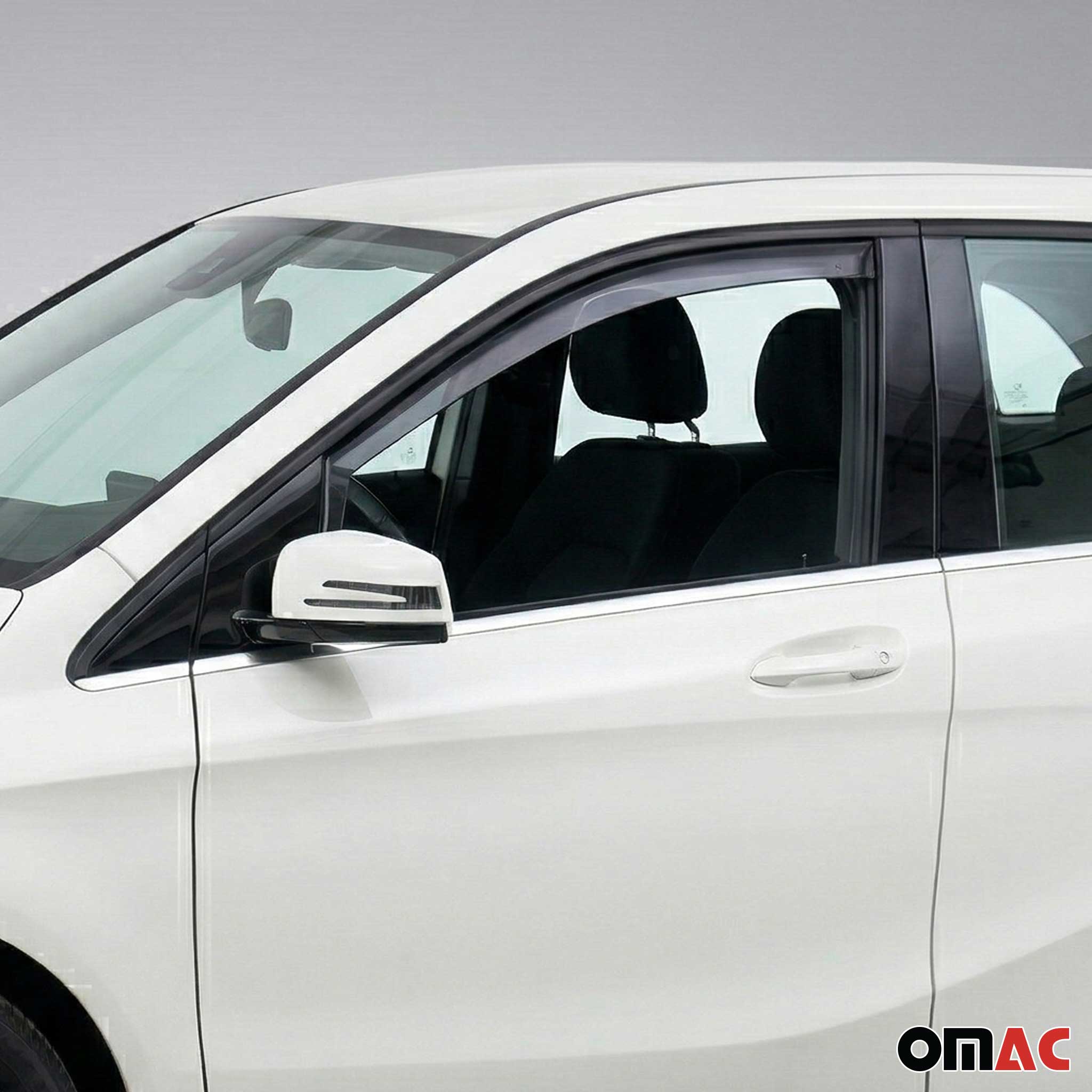 Windabweiser Regenabweiser für Mercedes B Klasse W242 W246 2011-2019 Dunkel 2x