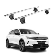 Alu Dachträger für Opel Grandland II 2025-2026 TÜV T-Nut Abschließbar 2x Silber