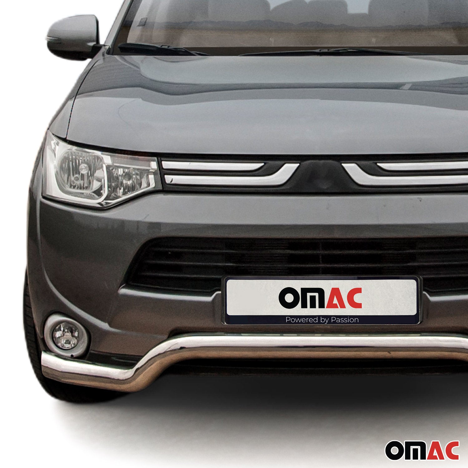 Frontbügel Frontschutzbügel Schutz für Mitsubishi Outlander 2012-2015 ABE Silber