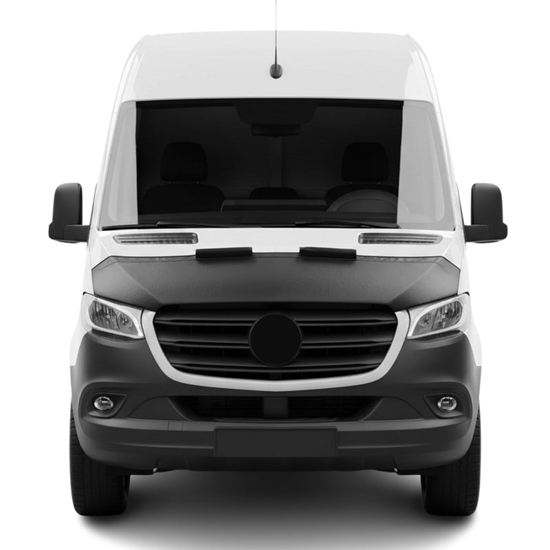 Haubenbra Steinschlagschutz für Mercedes Sprinter W907 2018-2025 Schwarz Halb
