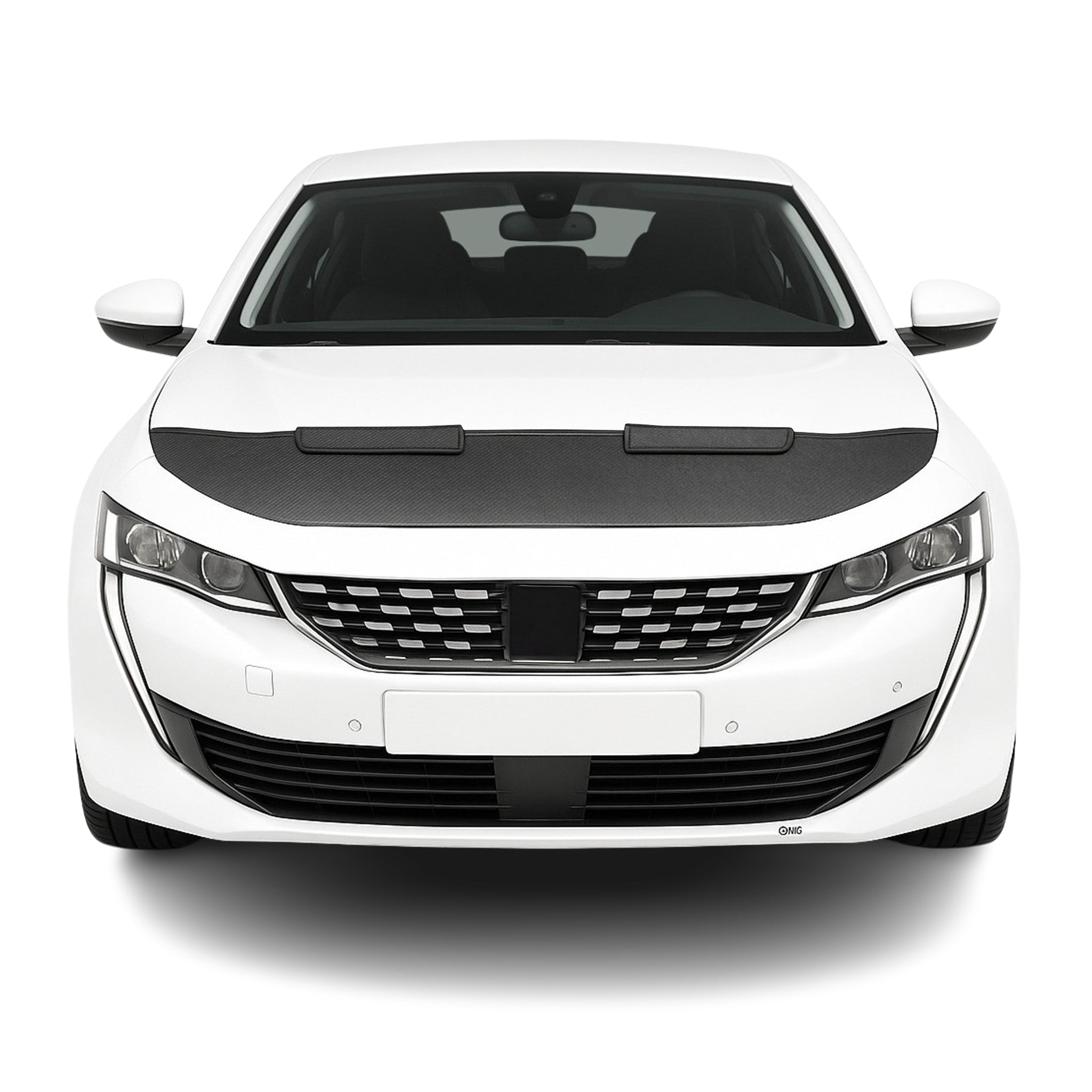 Haubenbra Steinschlagschutz Bonnet Bra für Peugeot 508 2018-2025 Carbon Halb