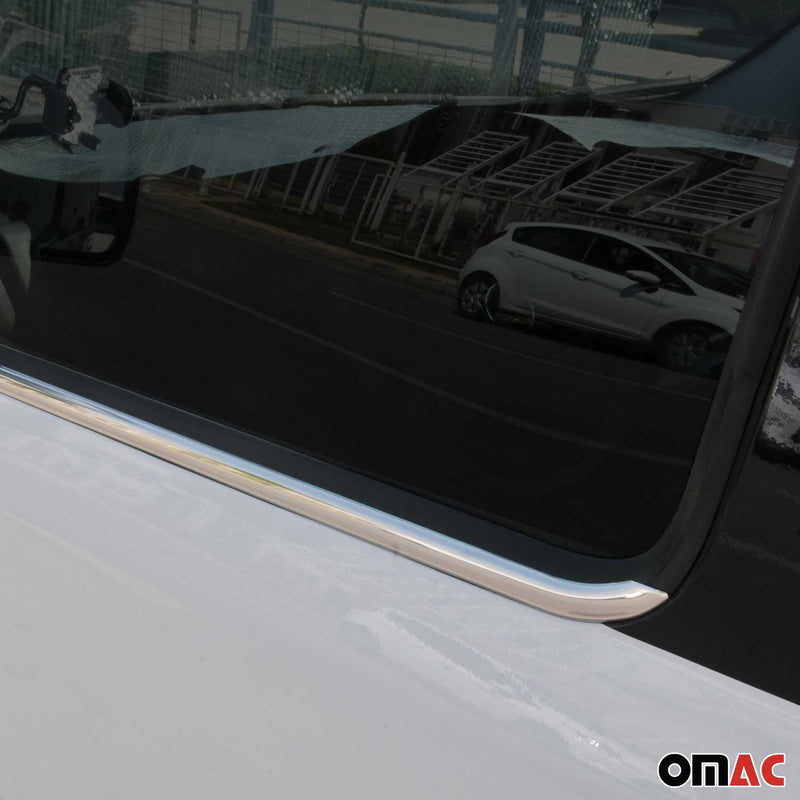 Fensterleisten Zierleisten für Fiat Doblo 2010-2021 Edelstahl Chrom 4tlg