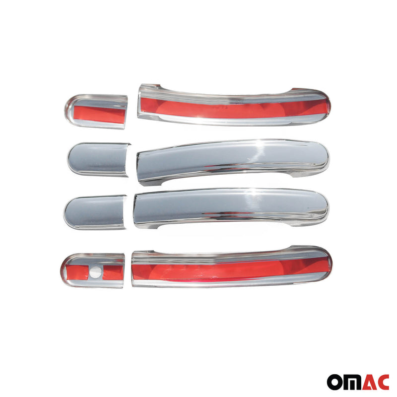 Türgriff Blende Türgriffkappen für Ford Fusion 2002-2012 4-Tür Edelstahl 8x