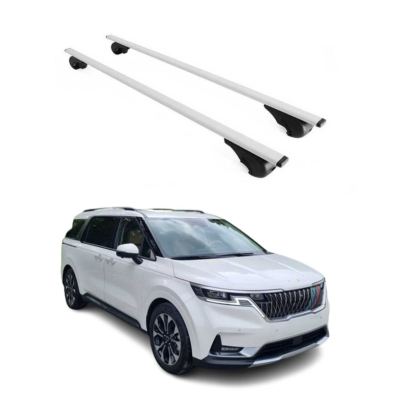 Dachträger Grundtäger für Kia Carnival 2020-2025 75kg Metall Silber 2 tlg