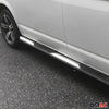 Edelstahl Trittbretter Schwellerrohre für VW Multivan T5 Caravelle Langer Silber