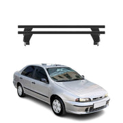 Menabo Dachträger Grundtäger für Fiat Marea 1996-2003 50kg Alu Schwarz 2 tlg