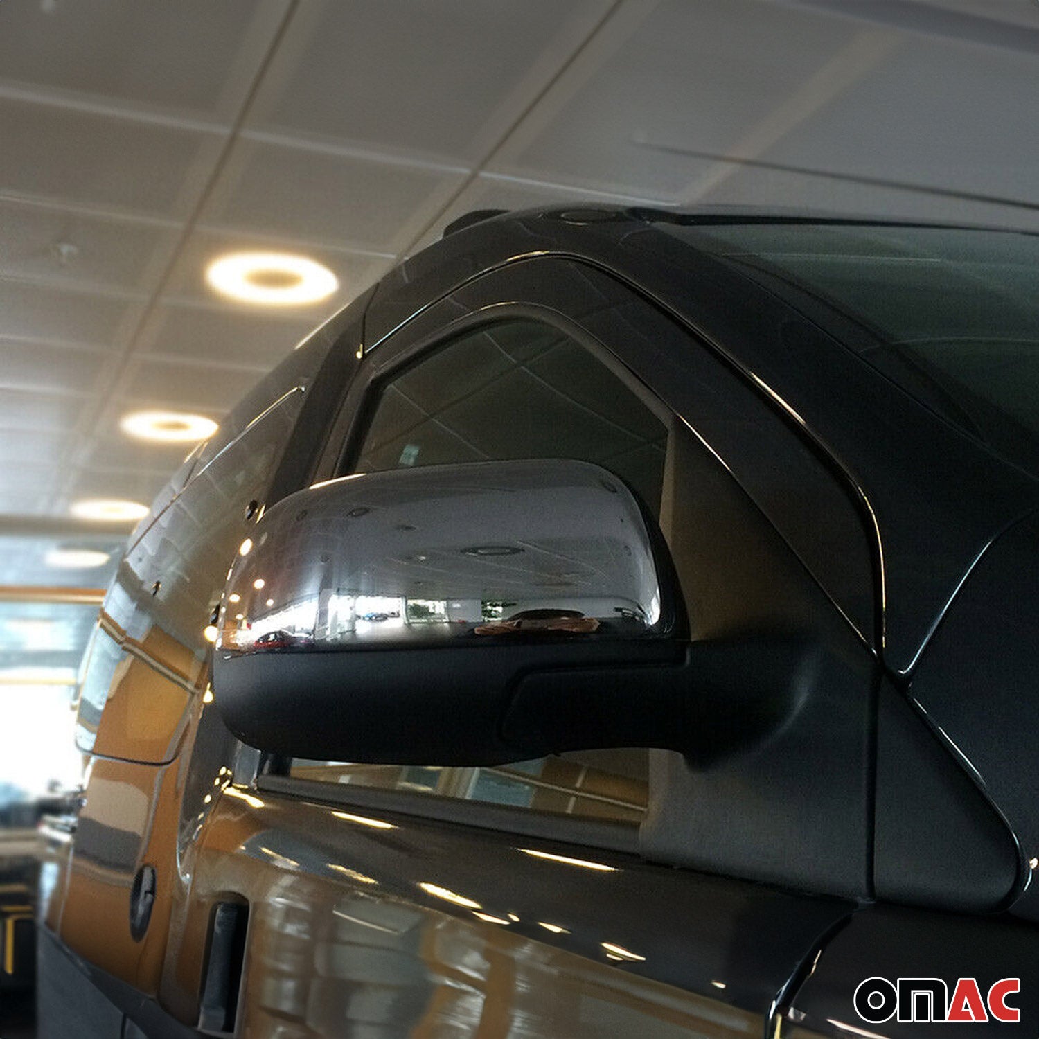 Spiegelkappen Spiegelabdeckung für Nissan Micra 2010-2017 Edelstahl Chrom 2tlg