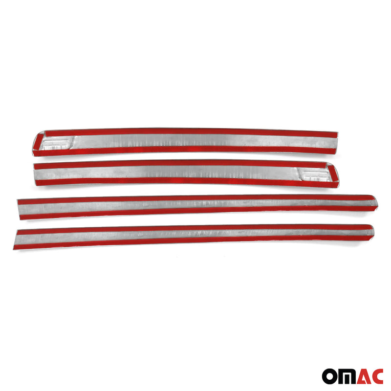 Seitentürleiste Türleisten Türschutzleiste für Ford Ranger 2015-2024 Chrom 4x