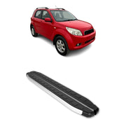 Seitenbretter Trittbretter für Daihatsu Terios II J200 2006-2017 Alu Schwarz