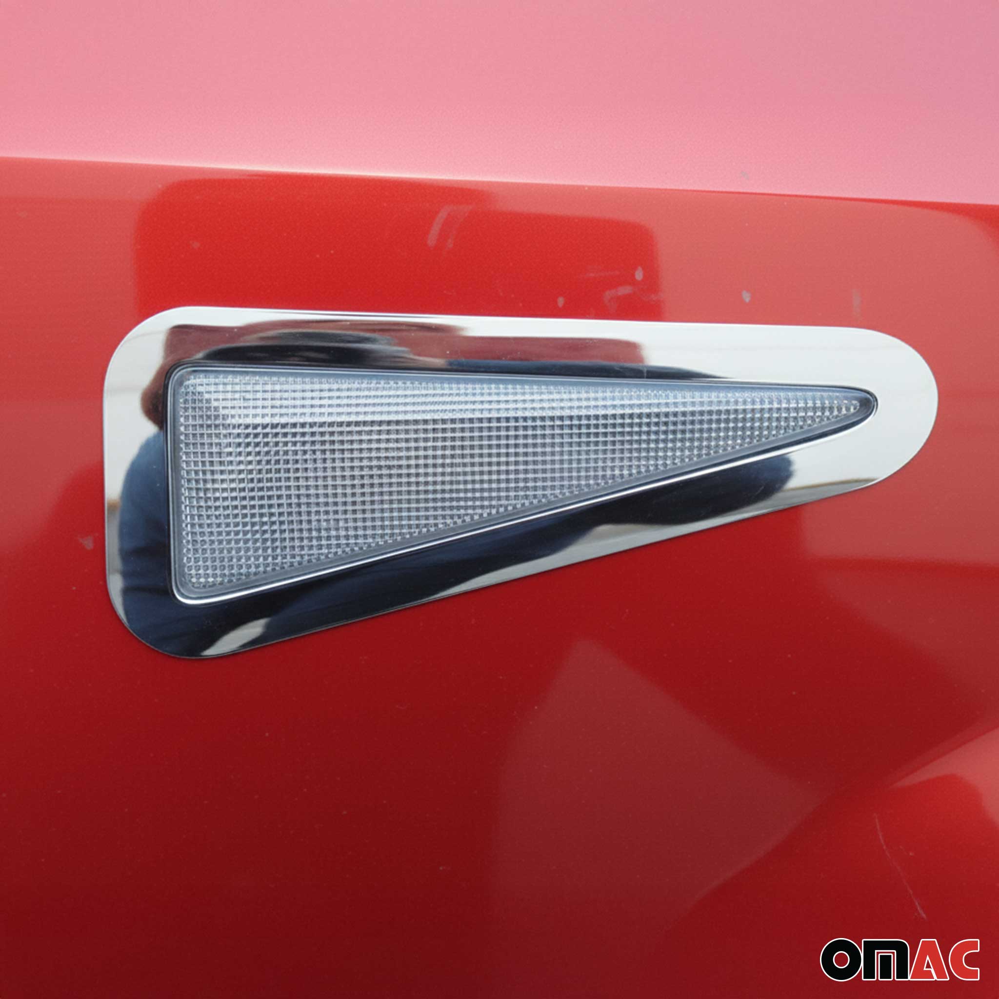 Blinkerrahmen Signalblende Blinker für Renault Megane 2002-2008 Edelstahl Chrom