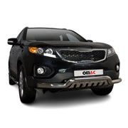 Edelstahl Frontschutzbügel für Kia Sorento 2010-2012 mit ABE Silber Rammschutz