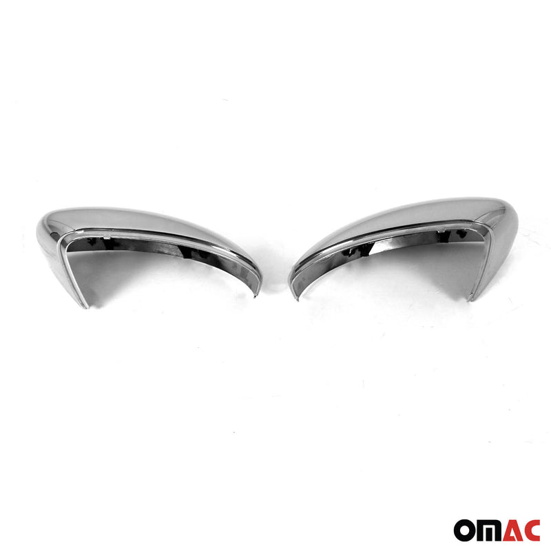 Spiegelkappen Spiegelabdeckung für Renault Megane 4 2015-2025 Chrom ABS Silber