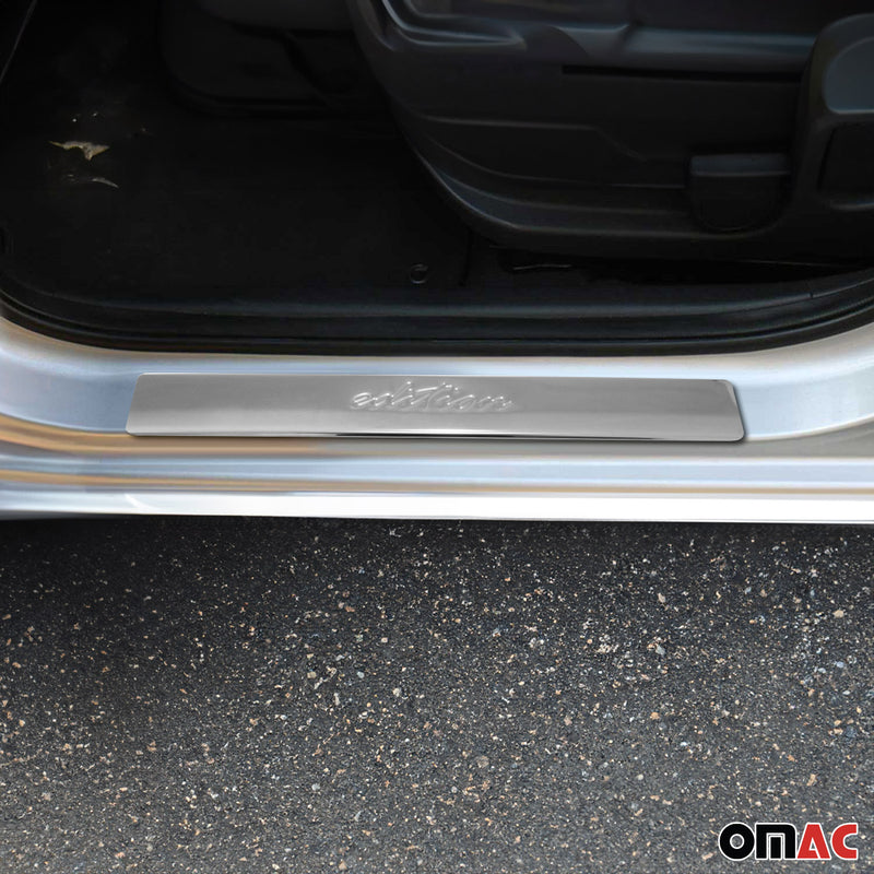 Einstiegsleisten Türschutzleisten für Nissan Navara 2015-2025 Edelstahl 4tlg