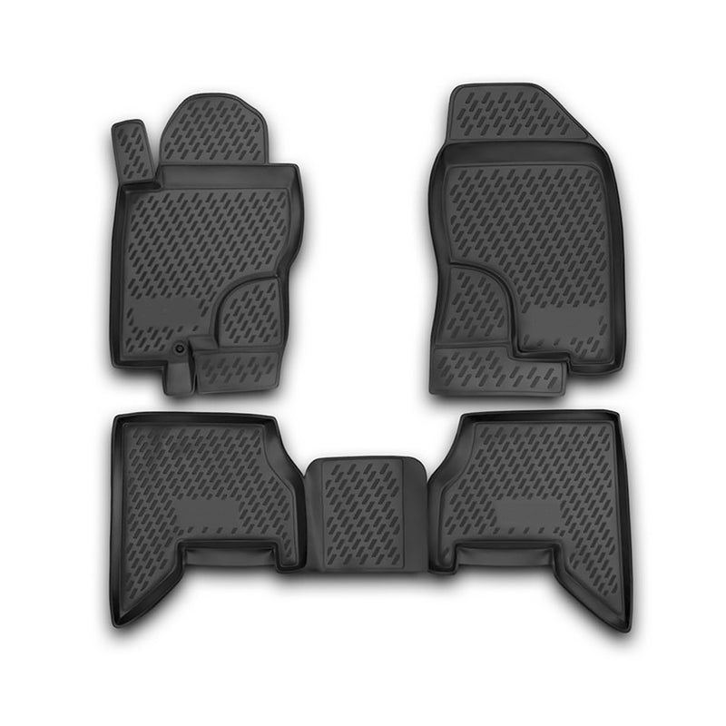 OMAC Fußmatten Gummimatten für Nissan Pathfinder 2005-2010 Automatten Schwarz 4x