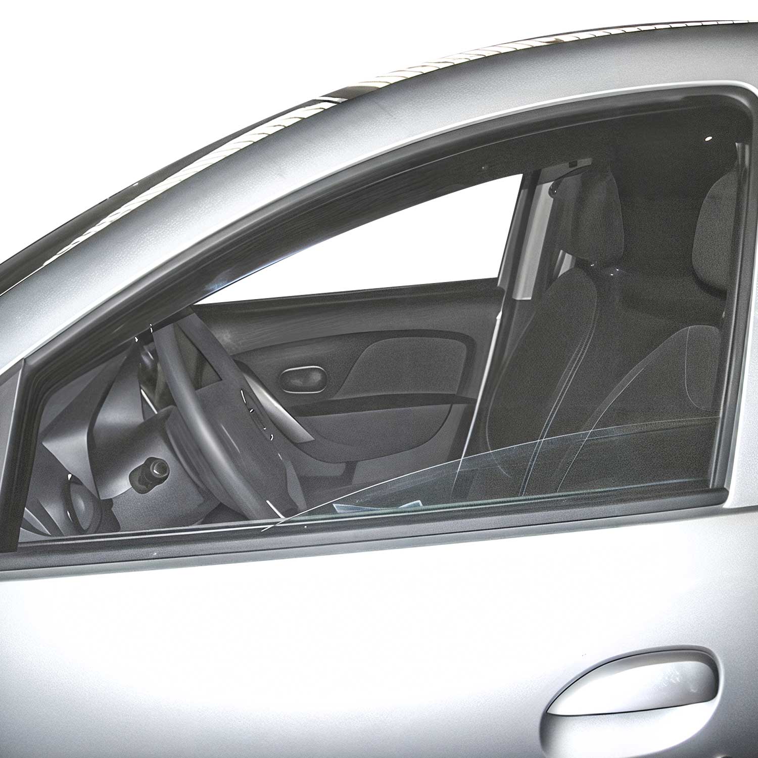 Windabweiser Regenabweiser für Dacia Sandero Stepway Logan MCV 2013-2020 Dunkel