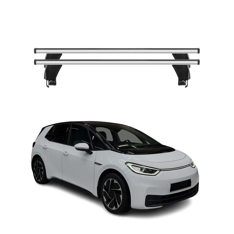Menabo Dachträger Grundträger für VW ID 3 2019-2025 Alu Grau 2tlg