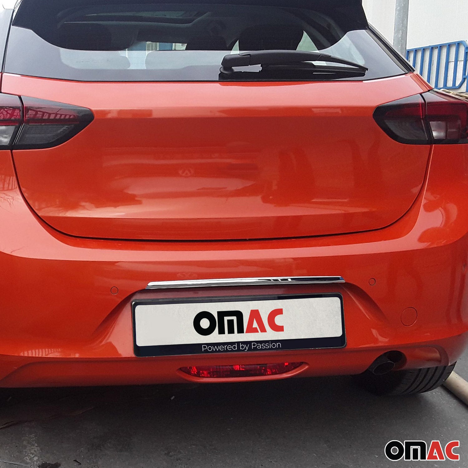 Kofferraumleiste Heckklappe Leiste für Opel Corsa F 2019-2026 Edelstahl Chrom