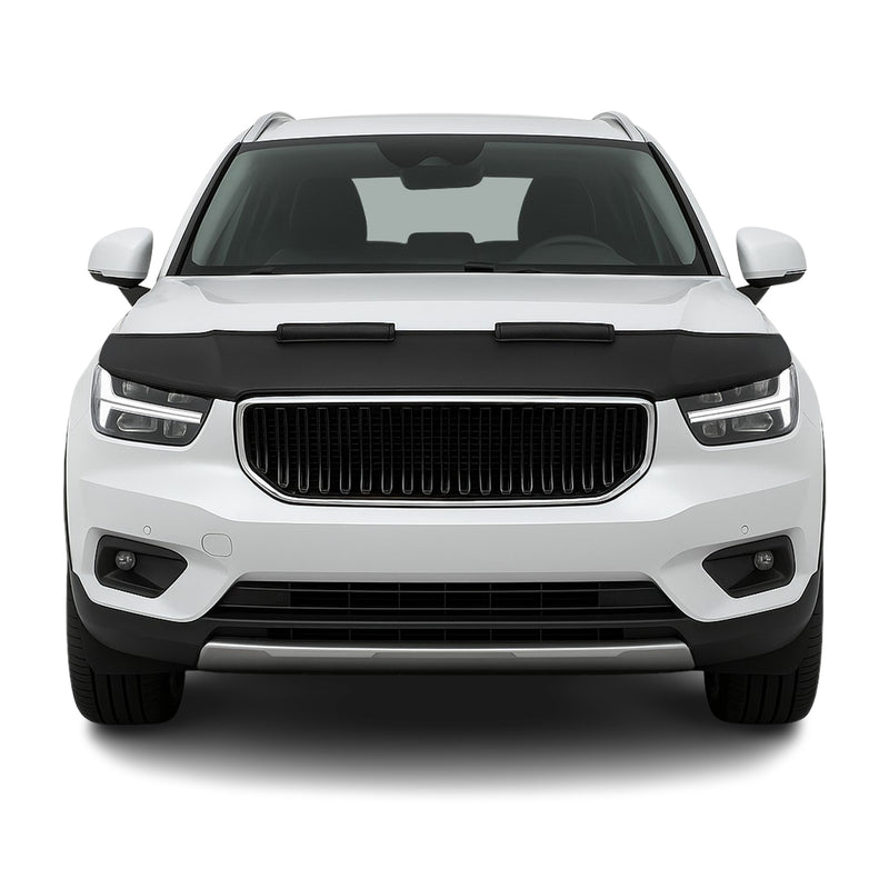 Haubenbra Steinschlagschutz Bonnet Bra für Volvo XC40 2017-2025 Schwarz Halb