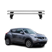 Menabo Dachträger Grundtäger für Nissan Juke 2010-2019 50kg Alu Silber 2 tlg