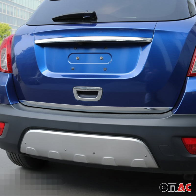 Kofferraumleiste Heckklappe Leiste für Opel Mokka 2012-2025 Edelstahl Chrom