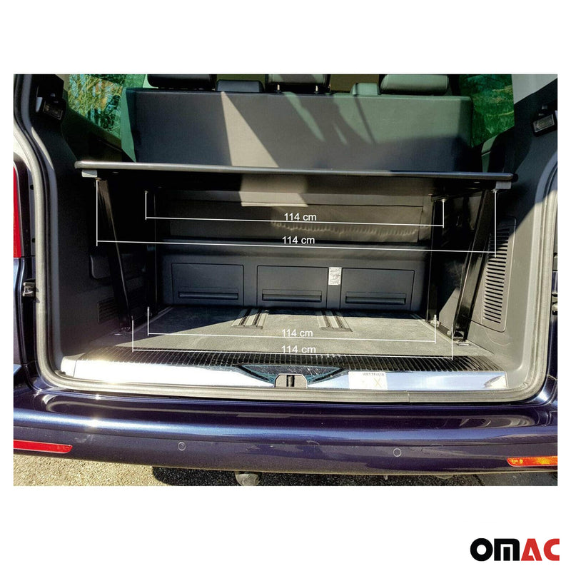 Multiflexboard Bettverlängerung Ablage für VW T5 T6 Multivan 2003-2025 Schwarz