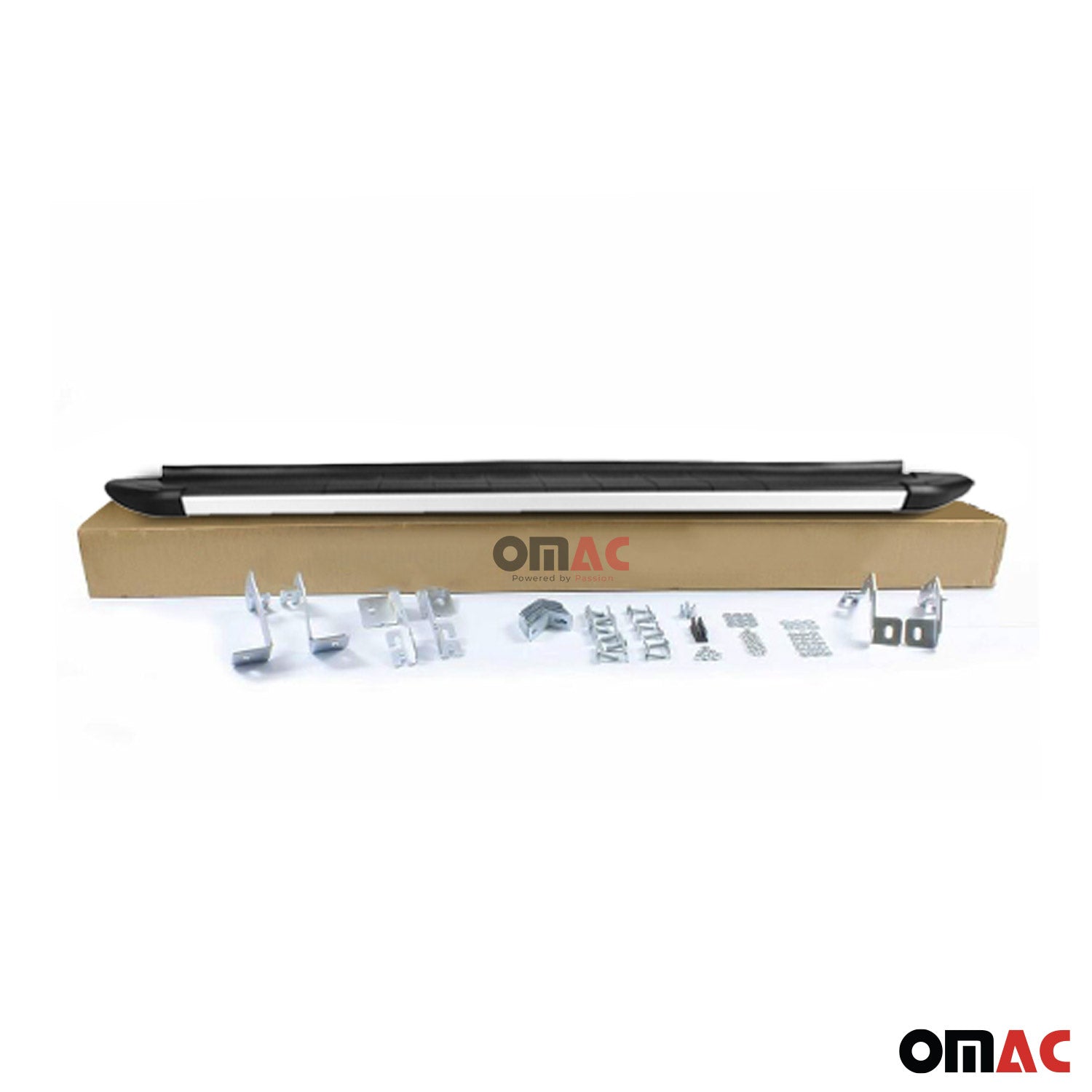 Trittbretter für Citroen C5 Aircross Hybrid 2025-2026 Aluminium Schwarz Grau