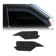 Lüftungsgitter Be & Entlüftung für Fiat Doblo 2010-2021 Aluminium Schwarz 2tlg