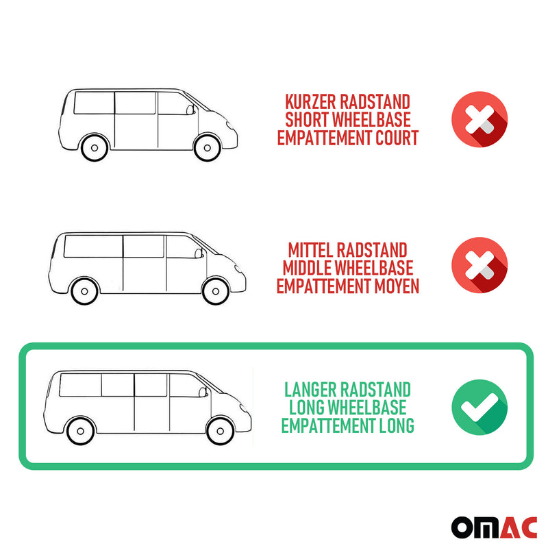Ladekantenschutz Stoßstange für Opel Vivaro 2016-2025 L3 RS Gebürstet Dunkel