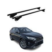 Menabo Dachträger Grundtäger für Toyota RAV4 XA50 2019-2025 75kg Alu Schwarz 2x
