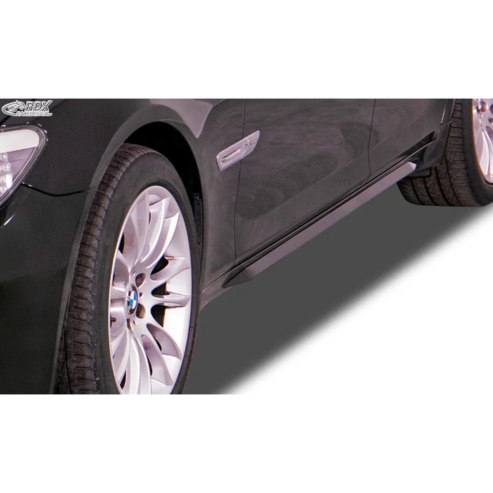 RDX Seitenschweller 'Slim' für BMW 7er F01/F02 2008-2015 ABS Schwarz 2er-Set TÜV